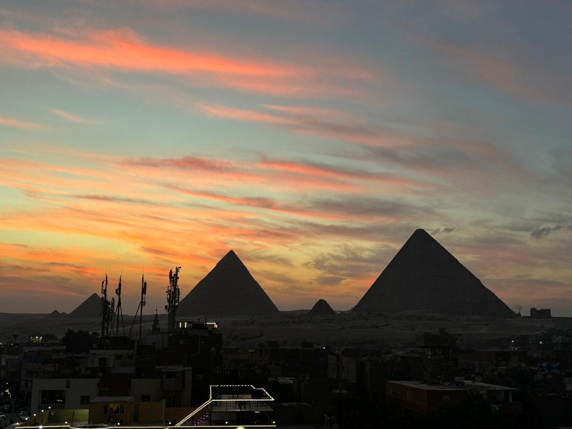El Aida Pyramids View Hotel Kafret el-Gabal Buitenkant foto